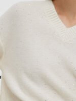 Wool And Cashmere Sequins Women Sweater