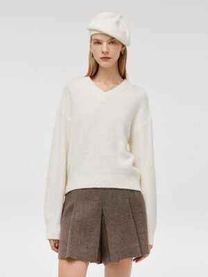 Wool And Cashmere Sequins Women Sweater